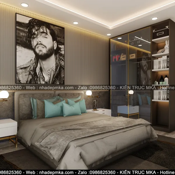 Thiết kế nội thất nhà phố hiện đại anh Thức - quận 12