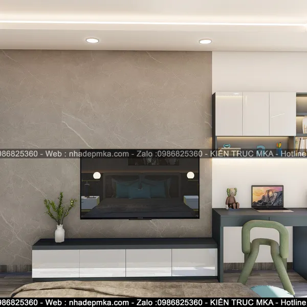 Thiết kế nội thất nhà phố hiện đại anh Thức - quận 12