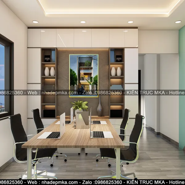 Thiết kế nội thất nhà phố hiện đại anh Thức - quận 12