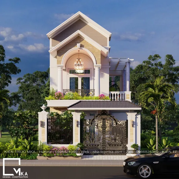 Thiết kế thi công nhà phố hiện đại cô Hiên Biên Hòa- Đồng Nai