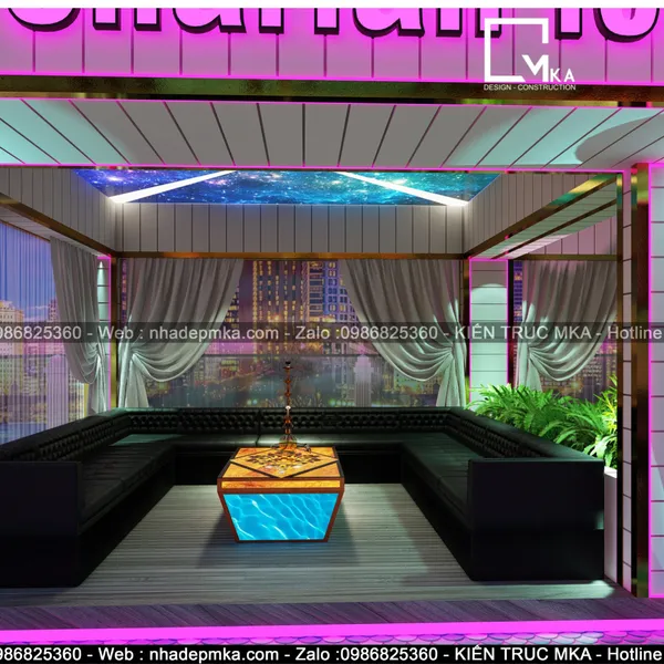 Thiết  kế  thi công club chợ Bến Thành quận 1