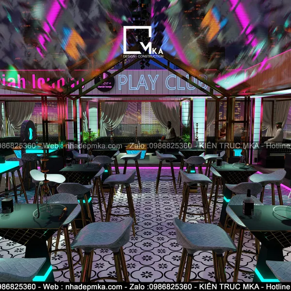 Thiết  kế  thi công club chợ Bến Thành quận 1