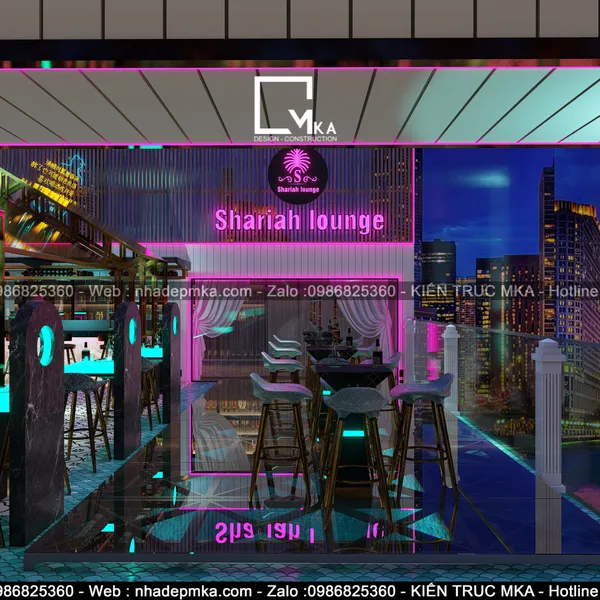 Thiết  kế  thi công club chợ Bến Thành quận 1