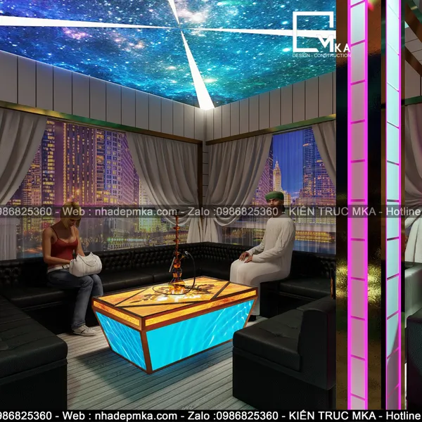 Thiết  kế  thi công club chợ Bến Thành quận 1