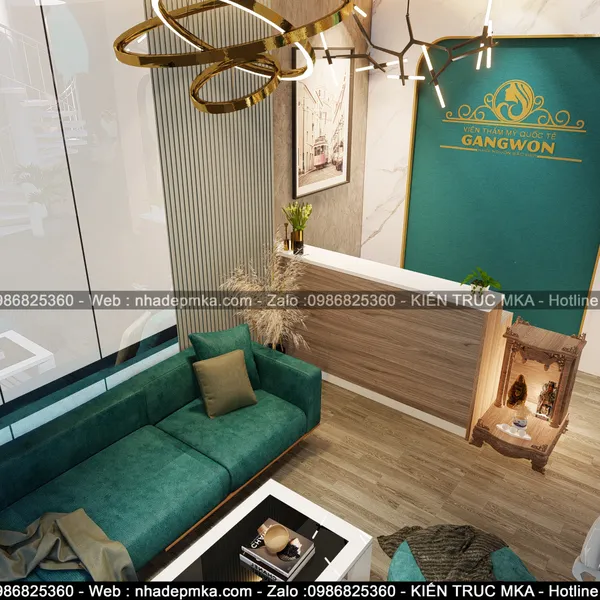 Thiết kế thi công trọn gói nội thất spa GangWon - Tiền Giang