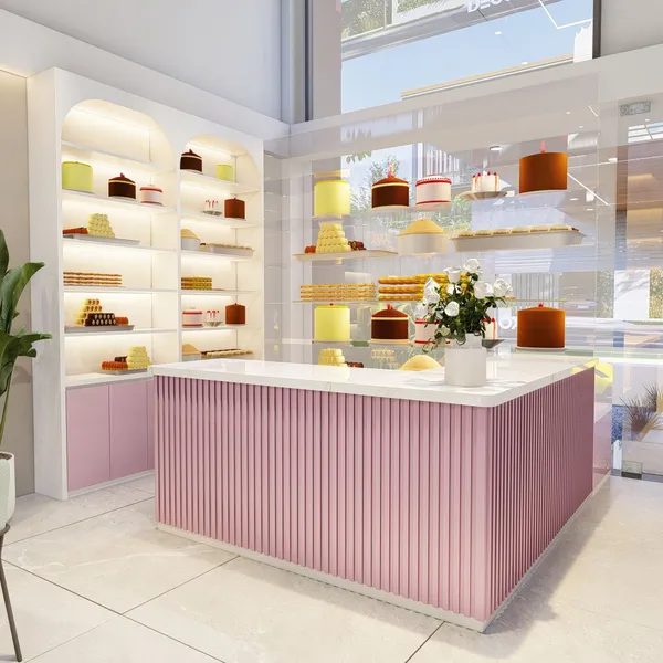 Thiết kế nội thất tiệm bánh