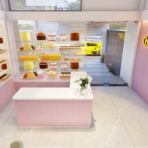 Thiết kế nội thất tiệm bánh