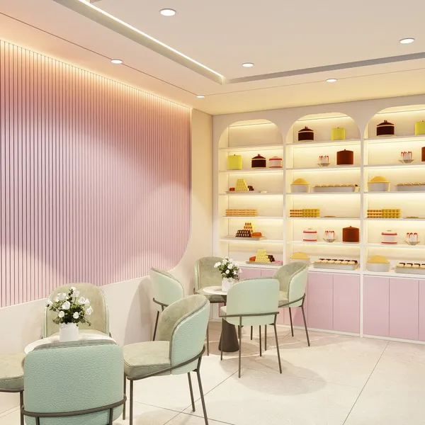 Thiết kế nội thất tiệm bánh