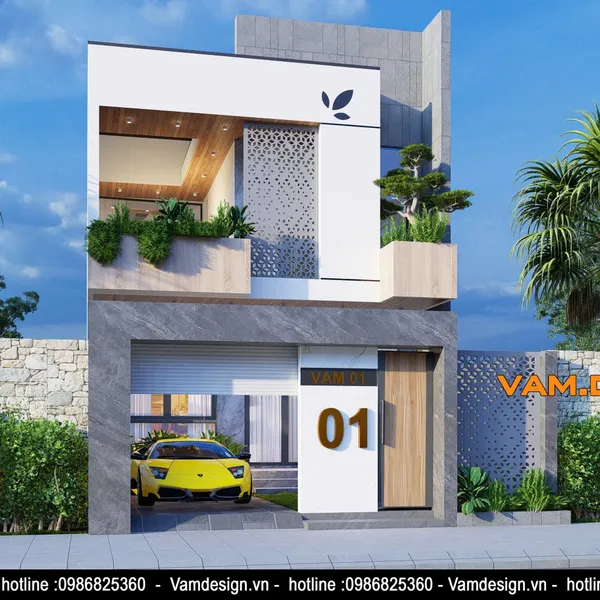 Thiết kế biệt thự bác Hoàng