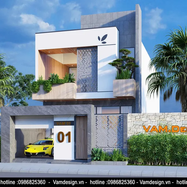 Thiết kế biệt thự bác Hoàng