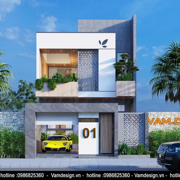 Thiết kế biệt thự bác Hoàng