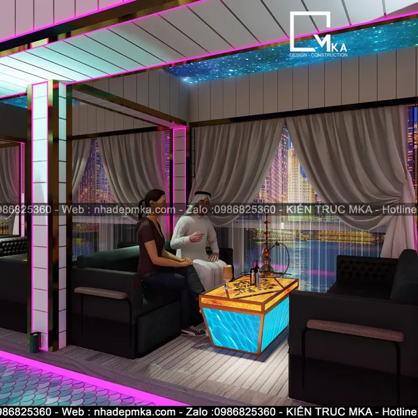 Thiết  kế  thi công club chợ Bến Thành quận 1