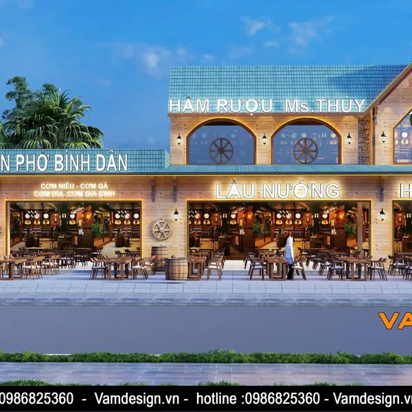 Thiết Kế Nhà Hàng Ms.Thúy