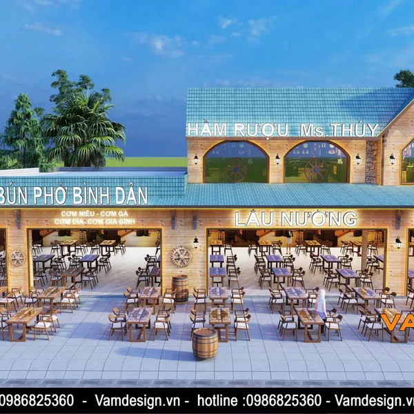 Thiết Kế Nhà Hàng Ms.Thúy