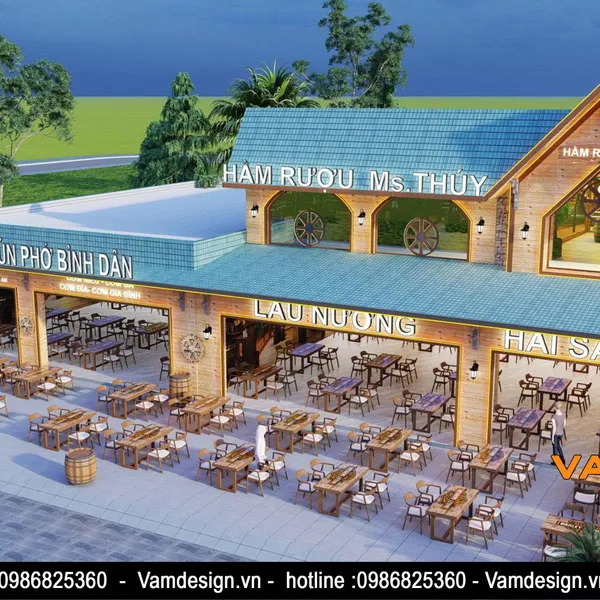 Thiết Kế Nhà Hàng Ms.Thúy