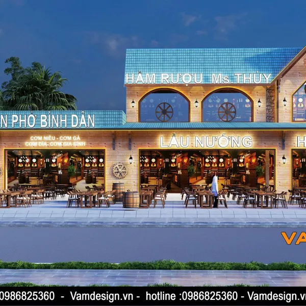 Thiết Kế Nhà Hàng Ms.Thúy