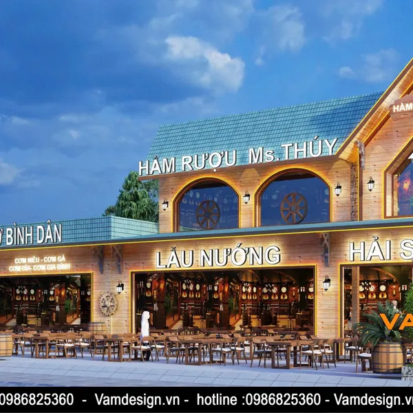 Thiết Kế Nhà Hàng Ms.Thúy