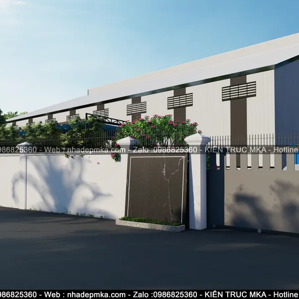 Thiết kế thi công căn tin nhà máy Bình Dương