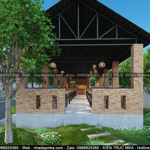 Thiết kế thi công căn tin nhà máy Bình Dương