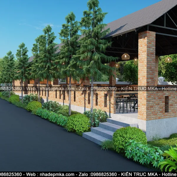 Thiết kế thi công căn tin nhà máy Bình Dương