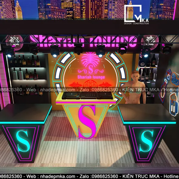 Thiết  kế  thi công club chợ Bến Thành quận 1