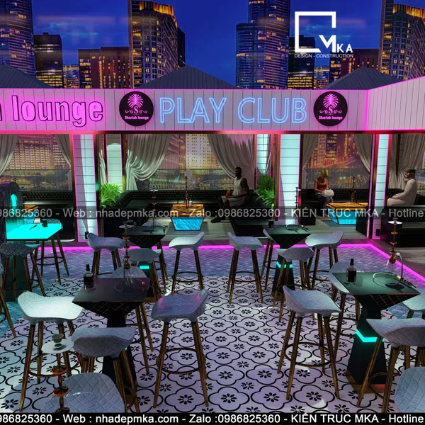 Thiết  kế  thi công club chợ Bến Thành quận 1