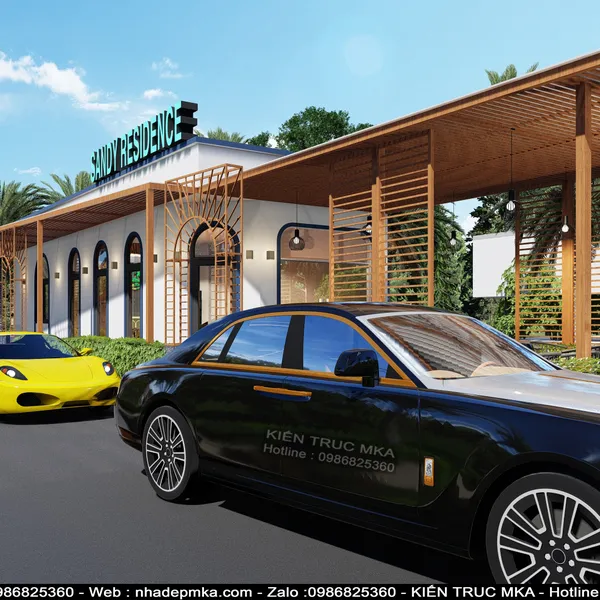 SUNDY RESIDENCE VŨNG TÀU, thiết kế cafe sân vườn