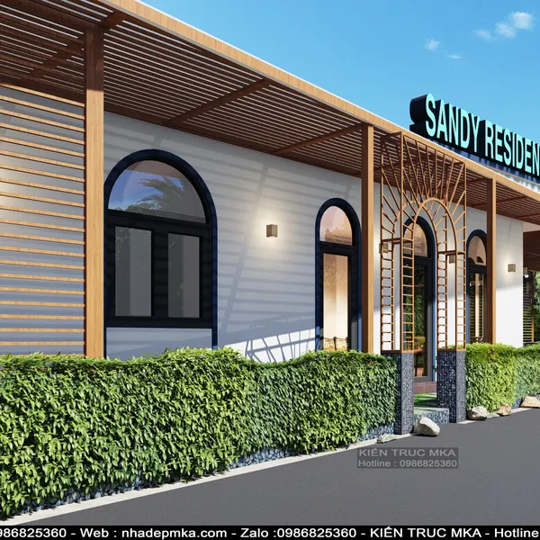 SUNDY RESIDENCE VŨNG TÀU, thiết kế cafe sân vườn