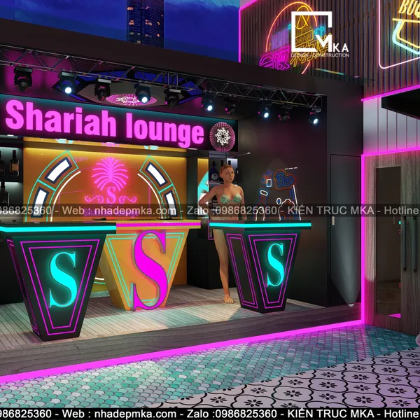 Thiết  kế  thi công club chợ Bến Thành quận 1