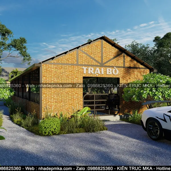 Thiết kế thi công Farm Stay nuôi bò - Tây Ninh