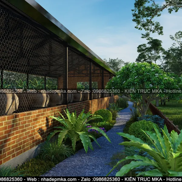 Thiết kế thi công Farm Stay nuôi bò - Tây Ninh