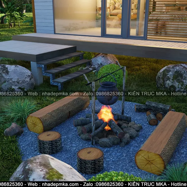 Thiết kế thi công Farm Stay nuôi bò - Tây Ninh