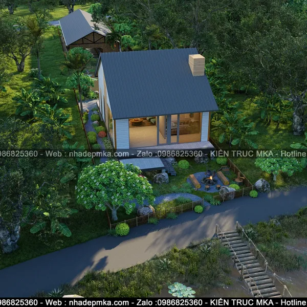 Thiết kế thi công Farm Stay nuôi bò - Tây Ninh