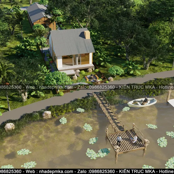 Thiết kế thi công Farm Stay nuôi bò - Tây Ninh