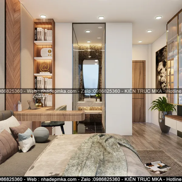Thiết kế thi công trọn gói nội thất nhà phố anh Thìn - Quận 9