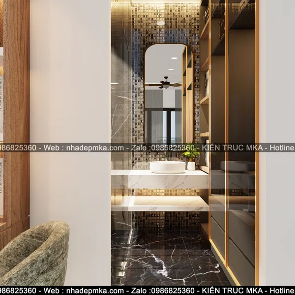 Thiết kế thi công trọn gói nội thất nhà phố anh Thìn - Quận 9