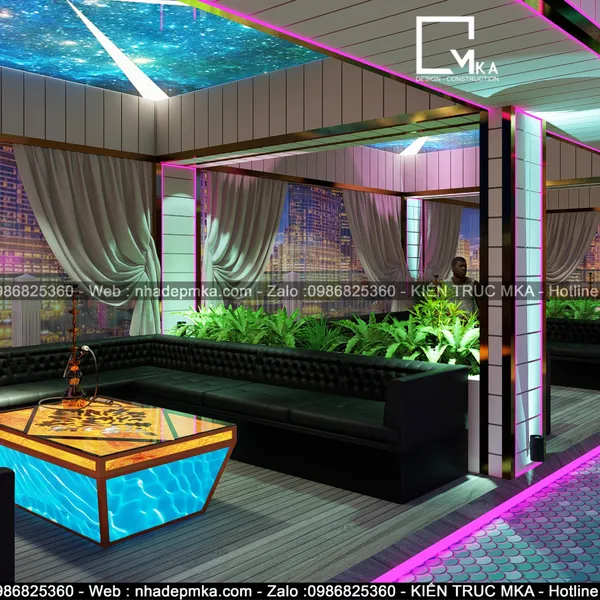 Thiết  kế  thi công club chợ Bến Thành quận 1