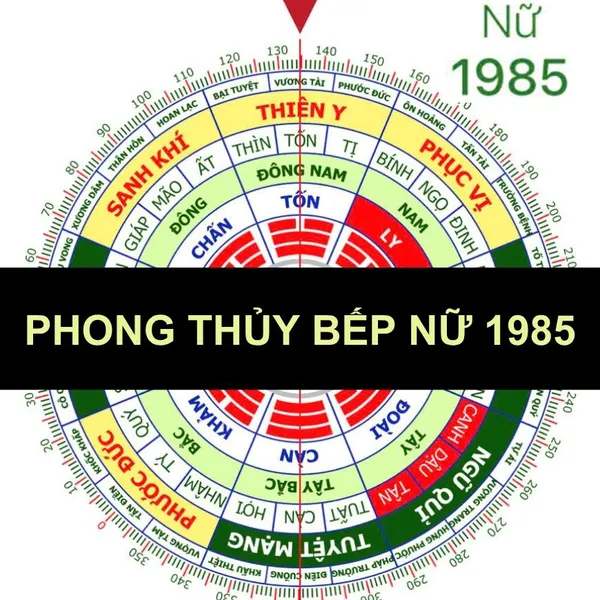 Phong Thủy Bếp Cho Nữ Giới Sinh Năm 1985 (Ất Sửu)