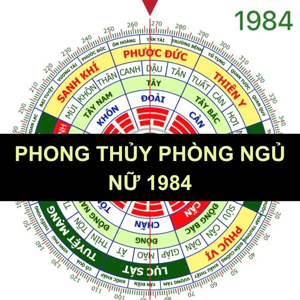 HƯỚNG GIƯỜNG NGỦ TỐT CHO NỮ GIÁP TÝ 1984