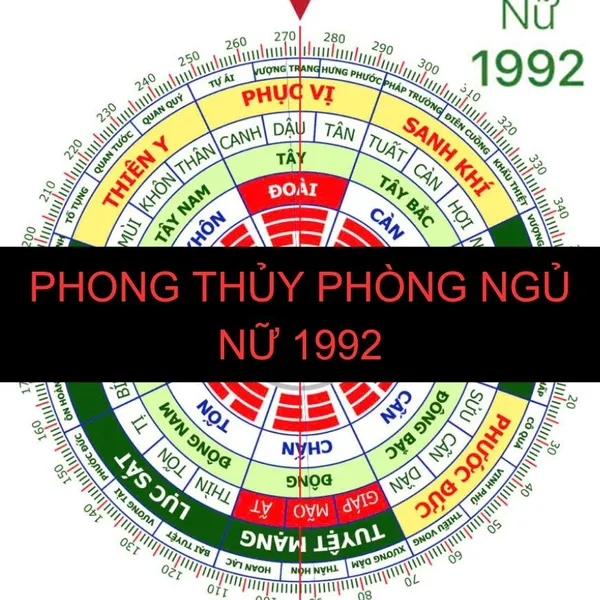 Phong Thủy Phòng Ngủ Cho Nữ Giới Sinh Năm 1992 (Nhâm Thân)