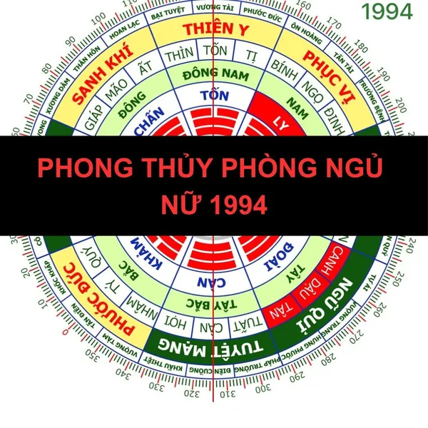 Phong Thủy Phòng Ngủ Cho Nữ Giáp Tuất 1994
