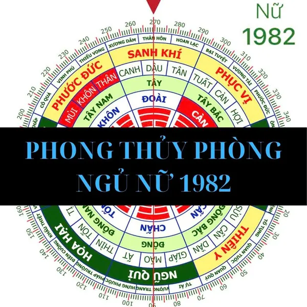 Phong Thủy Phòng Ngủ "Đại Hải Thủy" Cho Nữ Giới Sinh Năm 1982 (Nhâm Tuất)