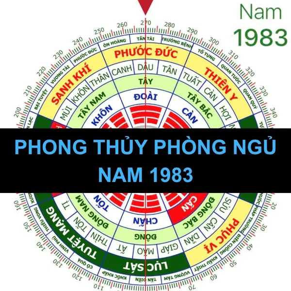 Phong thủy phòng ngủ nam 1983