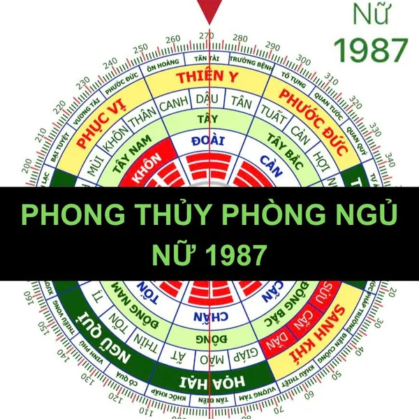 PHONG THỦY PHÒNG NGỦ CHO NỮ ĐINH MÃO 1987