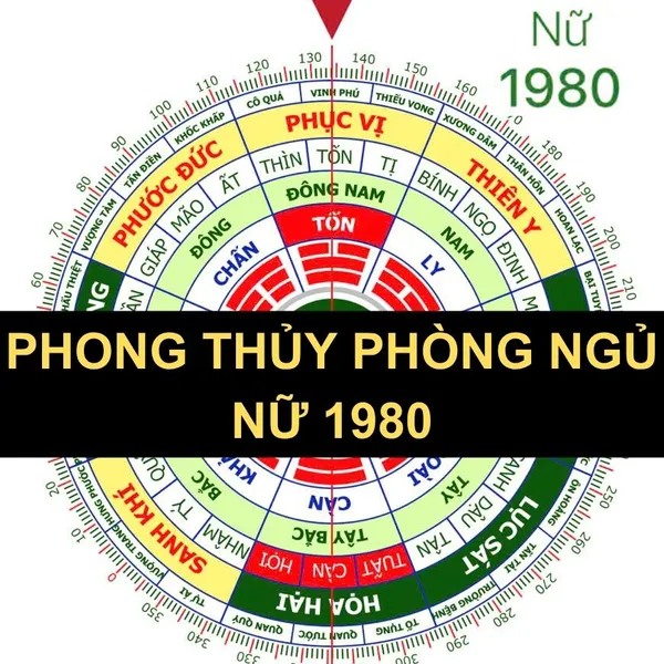 PHONG THỦY PHÒNG NGỦ NỮ 1980