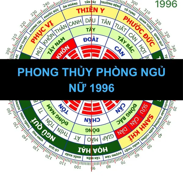 Phong thủy phòng ngủ cho nữ 1996