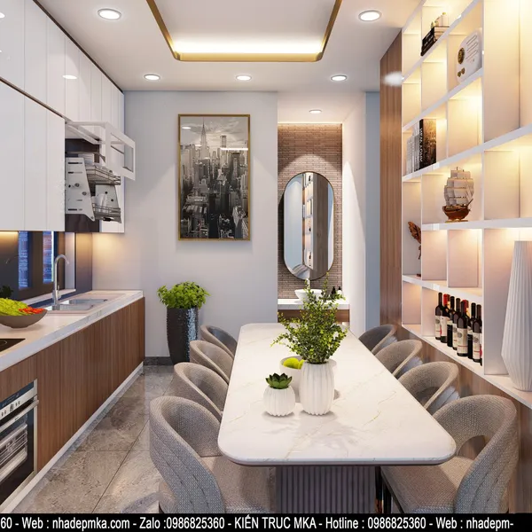 Thiết kế nội thất biệt thự cô Tương Kỳ Anh - Hà Tĩnh