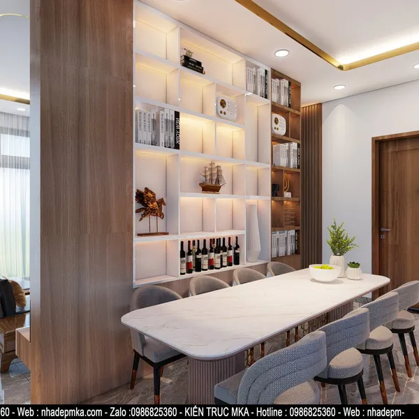 Thiết kế nội thất biệt thự cô Tương Kỳ Anh - Hà Tĩnh