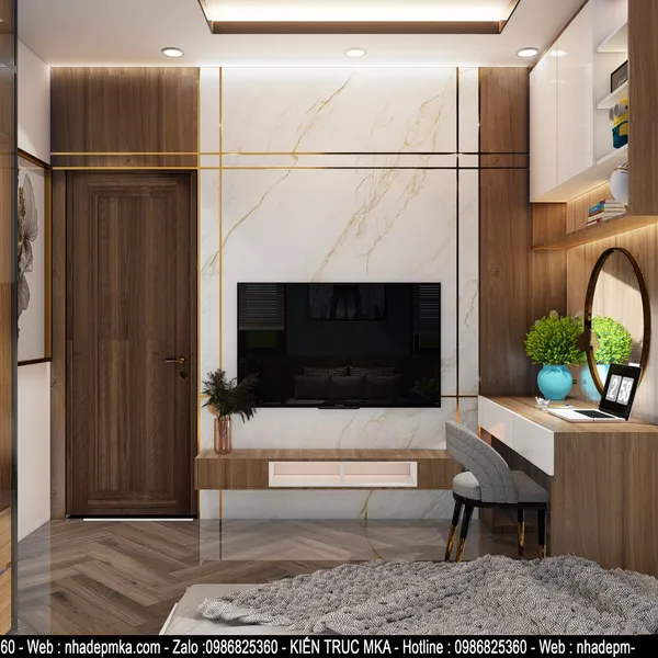 Thiết kế nội thất biệt thự cô Tương Kỳ Anh - Hà Tĩnh