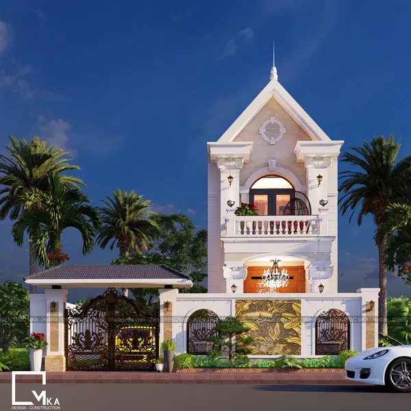 Thiết kế biệt thự anh Thiên Long Thành - Đồng Nai